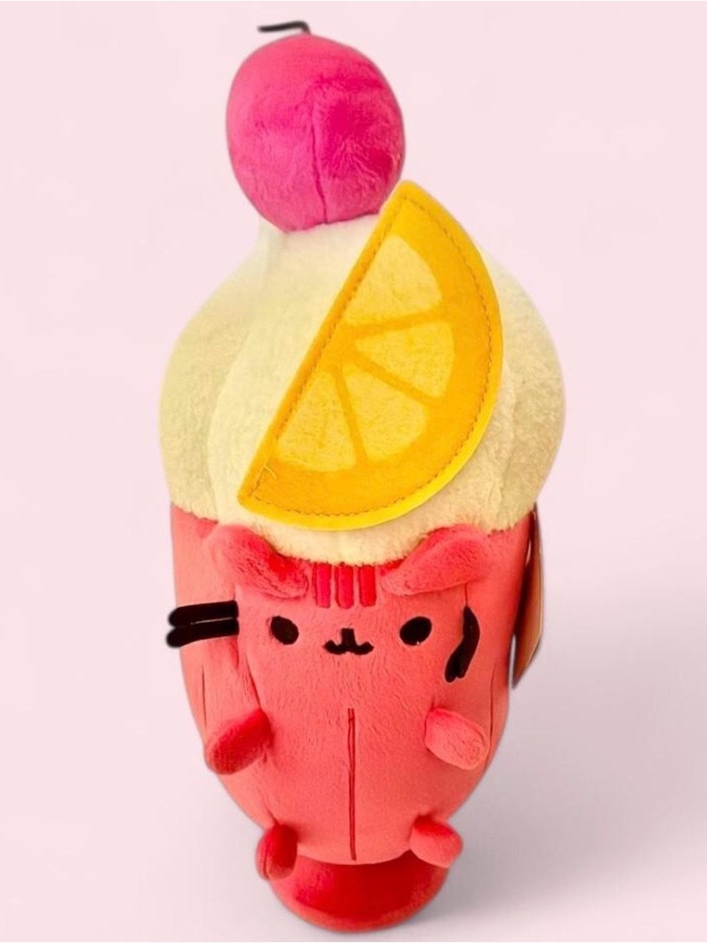 GUND Pusheen’s Kitchen Fruit Parfait Plush, Toy Dessert Food Stuffed Animal 9.5"
